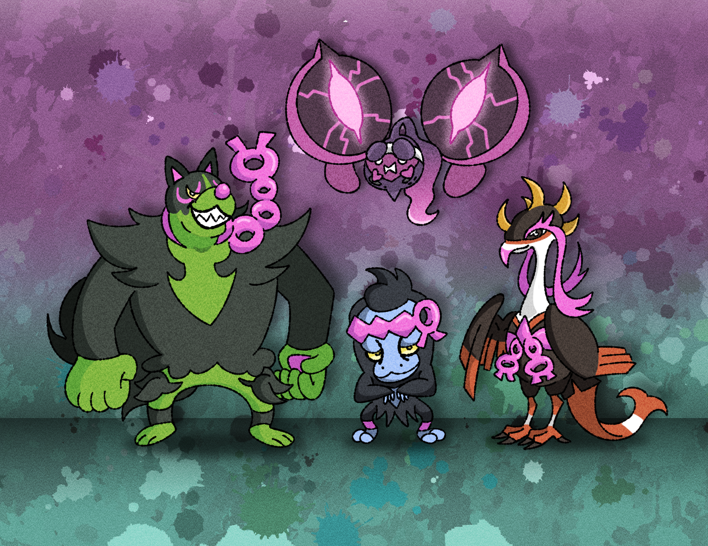 Loyal Three, 2024 (Clip Studio Paint)